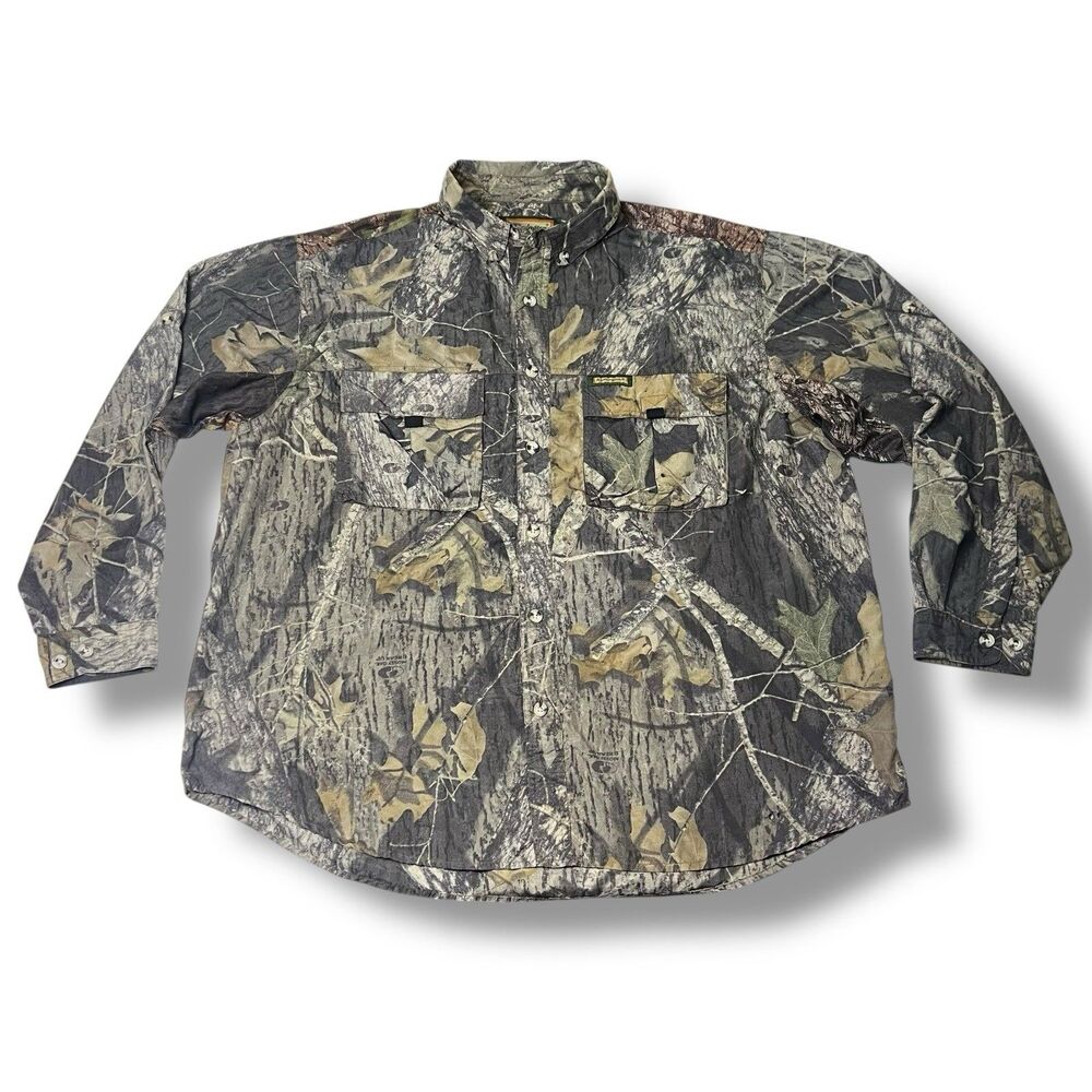 REMINGTON Shirt Mens XL Mossy Oak Long Sleeve - Picture 2 of 8